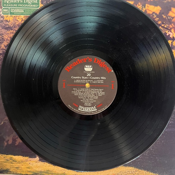 Country Stars 20 Country Hits Vinyl Record 1976 Readers Digest used READ - Picture 3 of 4